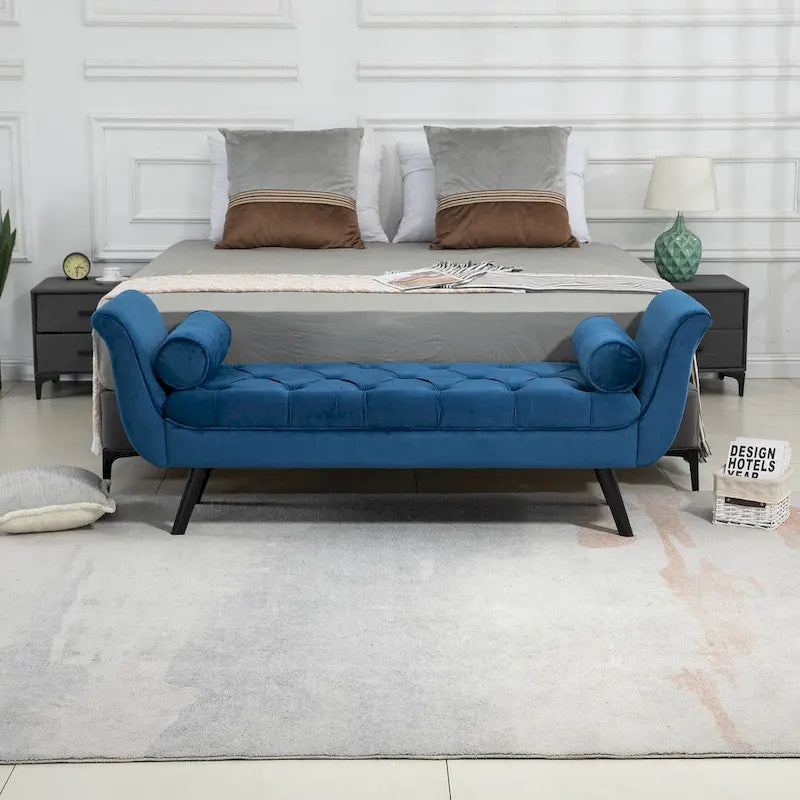 Banc ottoman capitonné AVAWING, banc d'entrée d'appoint-28