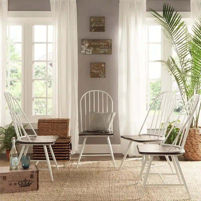 Ensemble de salle à manger Belita 5 pièces, style moderne bicolore en bois, style milieu du siècle, iNSPIRE Q Modern-7
