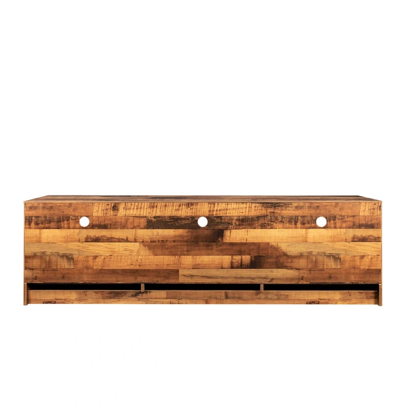 Meuble TV minimaliste moderne, support TV 80 pouces, casier ouvert, salon, chambre-7