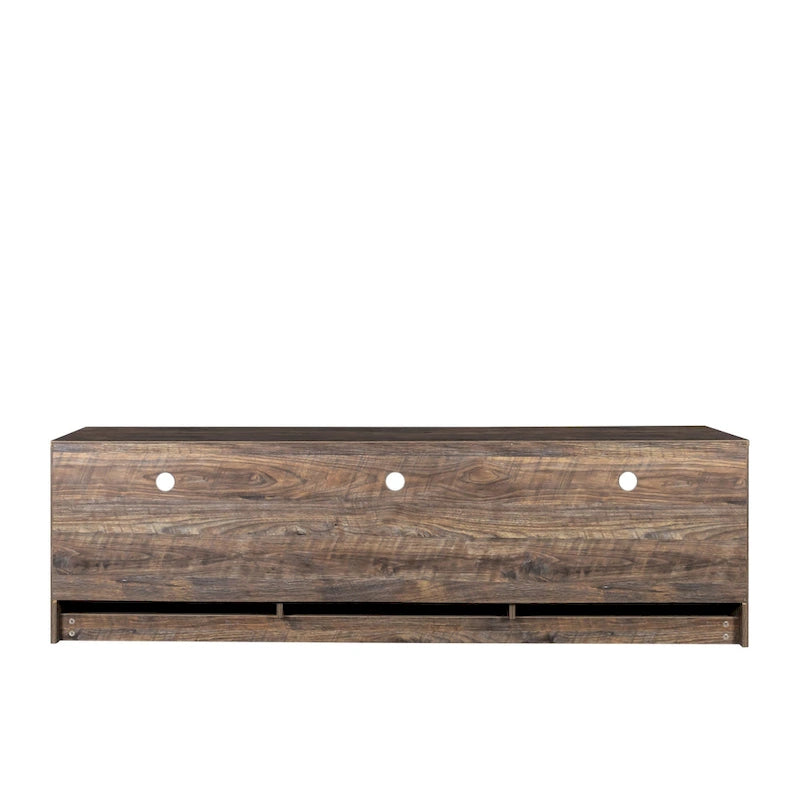 Meuble TV minimaliste moderne, support TV 80 pouces, casier ouvert, salon, chambre-11