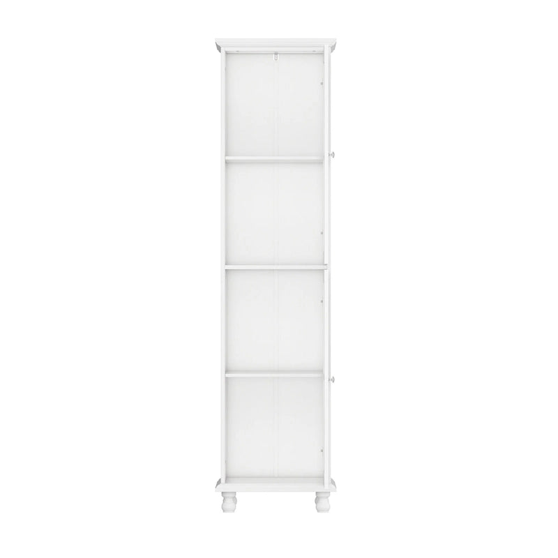 Ensemble de meubles avec rangements en verre trempé et support TV - Meuble latéral + support TV-31