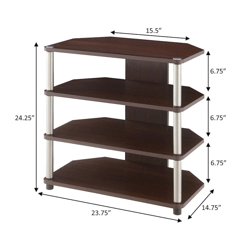 Meuble TV d'angle Designs2Go de Convenience Concepts pour téléviseurs jusqu'à 29 pouces-8