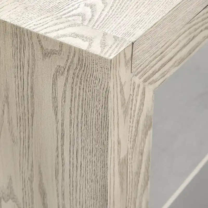 Armoire de rangement en bois avec trois portes en verre trempé-27