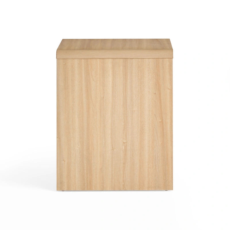 Table d'appoint moderne en bois Brookside Reyna avec coins arrondis-8