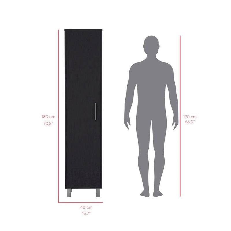 Armoire de rangement Laska 71 à 5 étagères - Non disponible-14