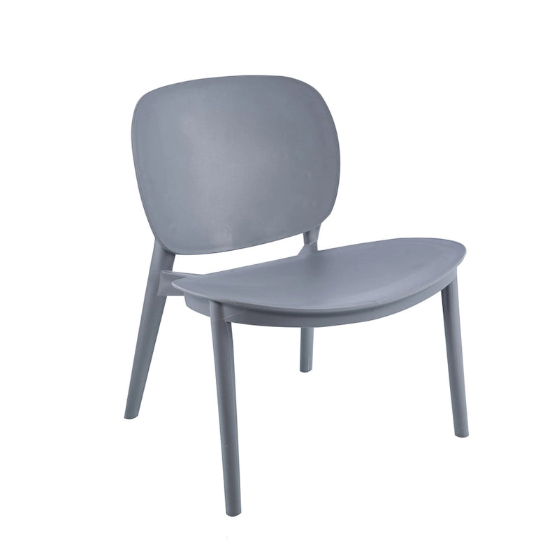 Ensemble de 2 chaises de salle à manger en plastique Porthos Home Dani, pour l'intérieur et l'extérieur-2