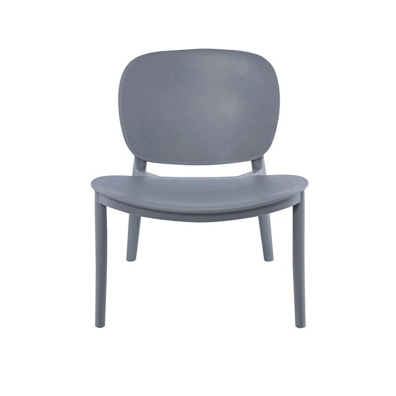 Ensemble de 2 chaises de salle à manger en plastique Porthos Home Dani, pour l'intérieur et l'extérieur-3