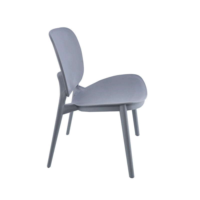 Ensemble de 2 chaises de salle à manger en plastique Porthos Home Dani, pour l'intérieur et l'extérieur-4