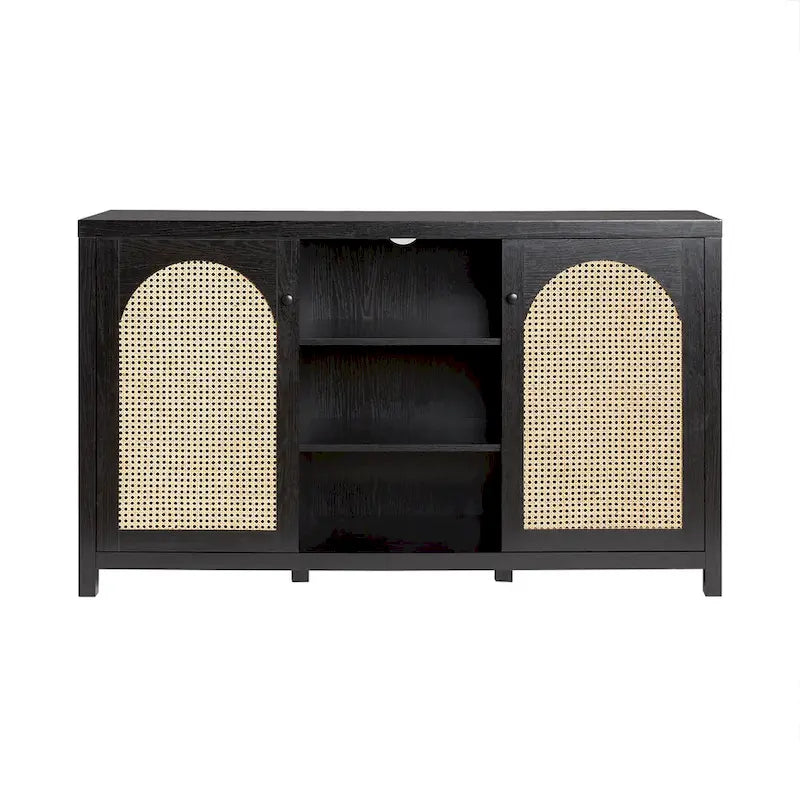 Buffet Middlebrook Designs à 2 portes de 147 cm (58 pouces) avec panneaux arqués en rotin-7