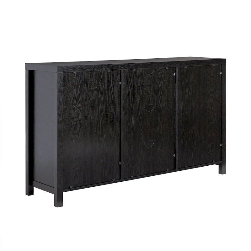 Buffet Middlebrook Designs à 2 portes de 147 cm (58 pouces) avec panneaux arqués en rotin-10