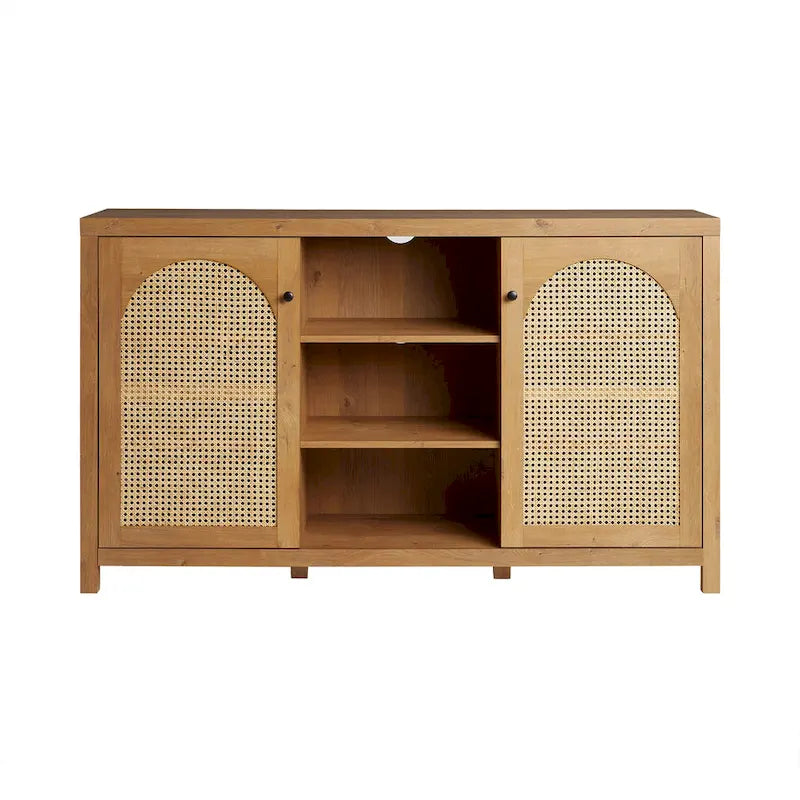 Buffet Middlebrook Designs à 2 portes de 147 cm (58 pouces) avec panneaux arqués en rotin-20