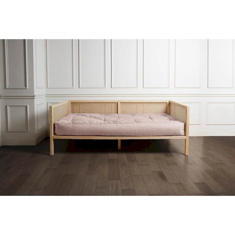 Matelas de lit de jour Sorra Home en lin texturé (matelas uniquement)-7