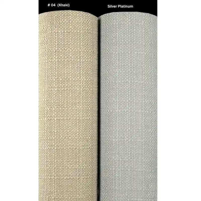 Coffre de rangement Angela beige capitonné à 8 boutons - Banc-5