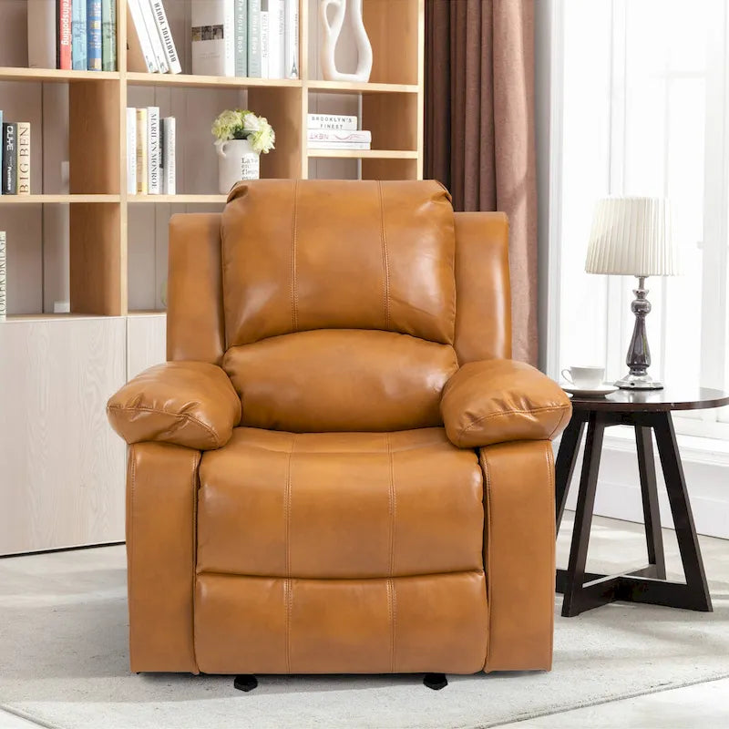 Fauteuil inclinable Clihome en similicuir avec massage-18