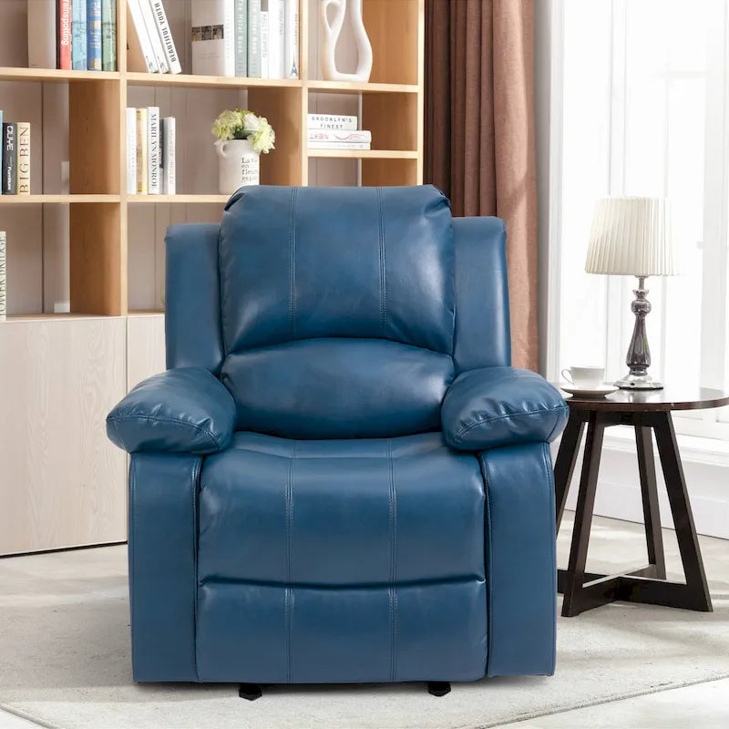 Fauteuil inclinable Clihome en similicuir avec massage-27