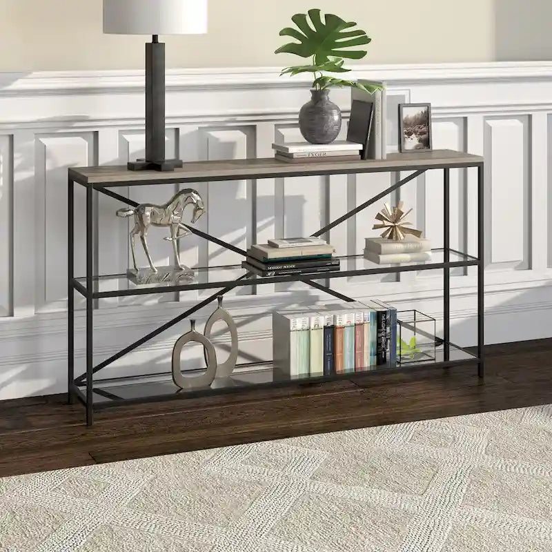 Table console rectangulaire Fionn de 55 pouces de large - 55 pouces de large-10