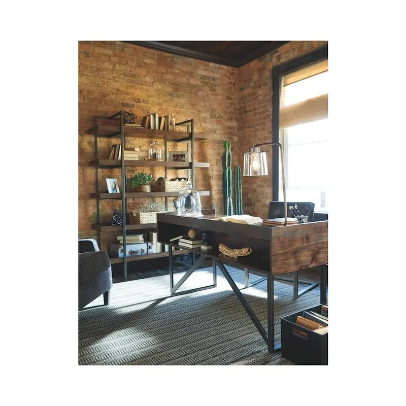 Bureau à domicile marron, design signature d'Ashley Starmore-5