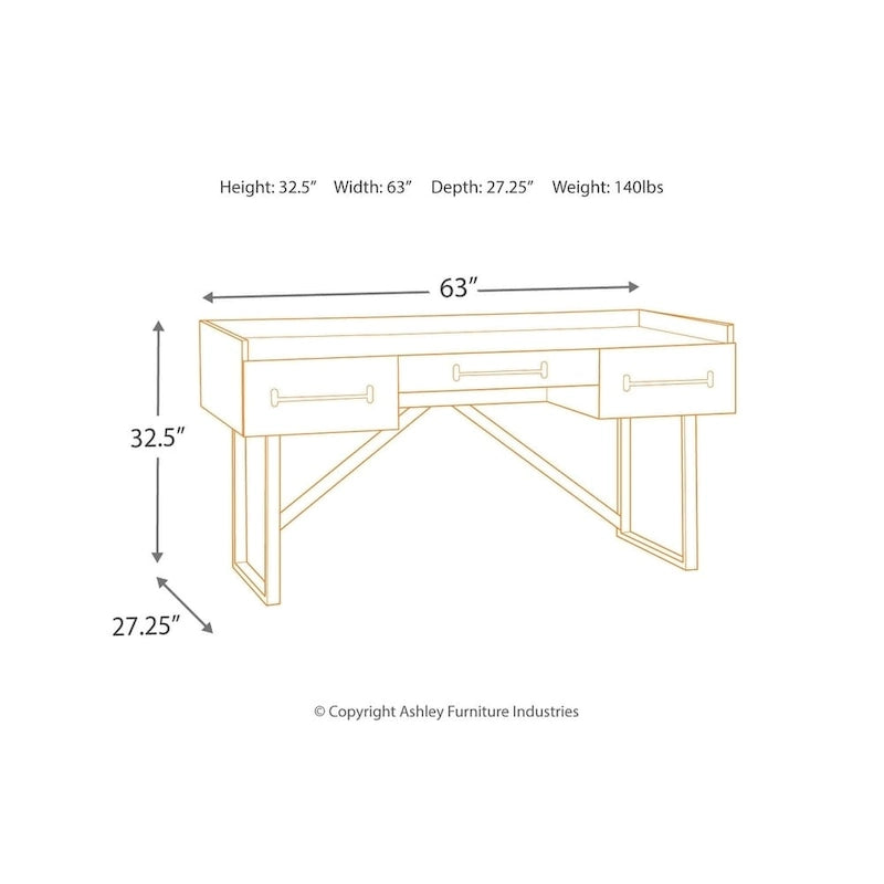Bureau à domicile marron, design signature d'Ashley Starmore-7