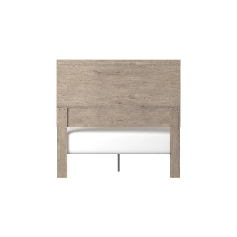 Lit à panneaux brun clair Senniberg-7