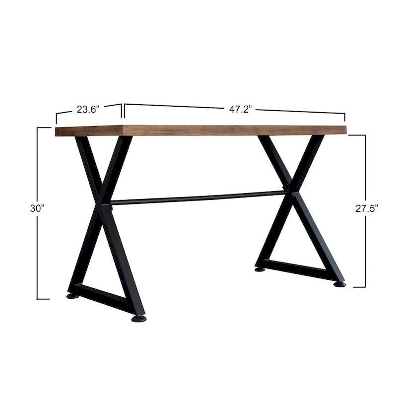 Bureau d'ordinateur industriel Carbon Loft Fowler-8
