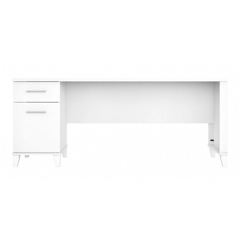 Bureau de bureau Bush Furniture Somerset 72W avec tiroirs de rangement-13
