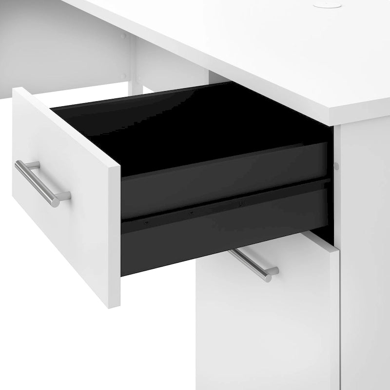 Bureau de bureau Bush Furniture Somerset 72W avec tiroirs de rangement-15