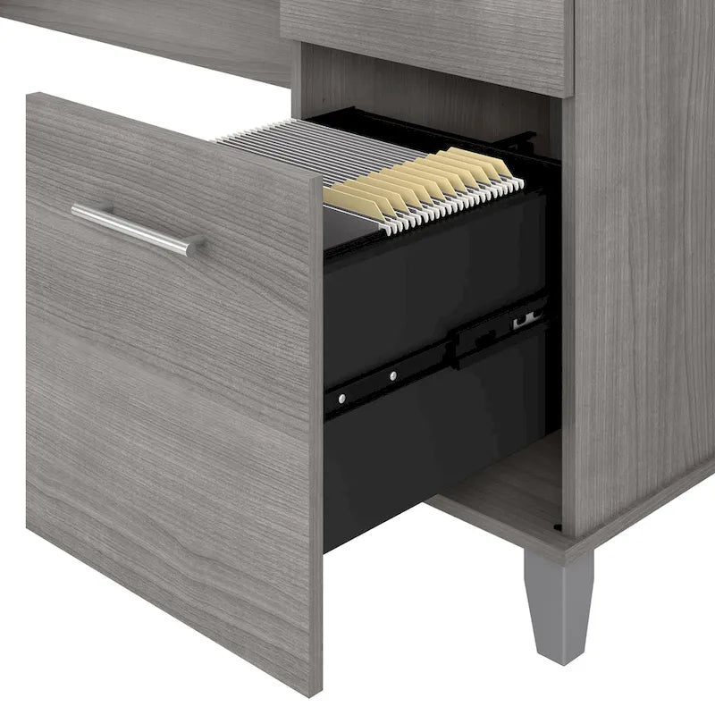 Bureau de bureau Bush Furniture Somerset 72W avec tiroirs de rangement-27