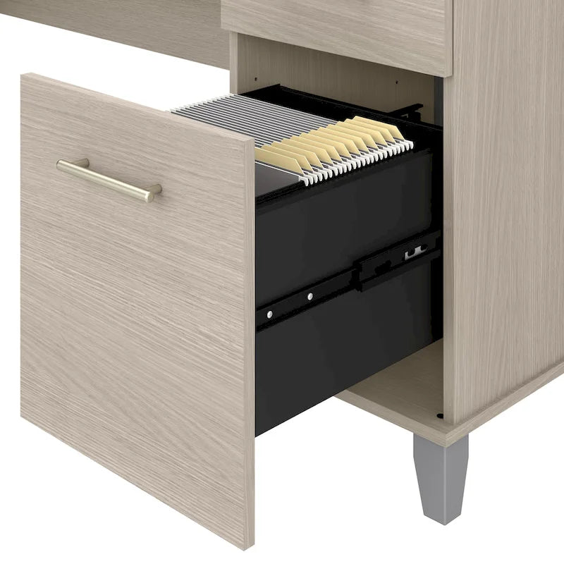 Bureau de bureau Bush Furniture Somerset 72W avec tiroirs de rangement-39