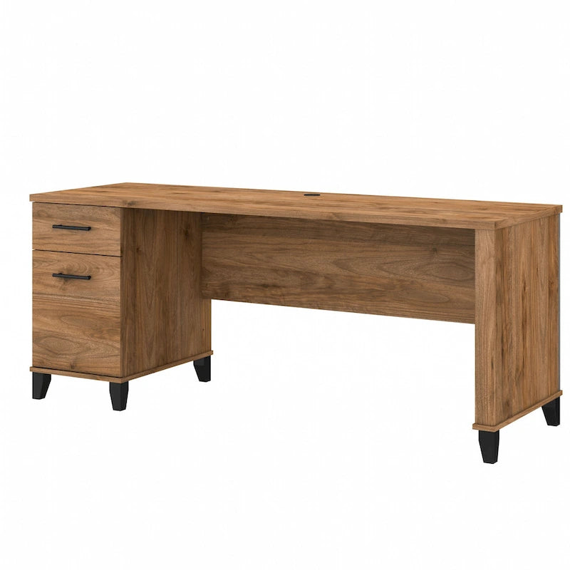 Bureau de bureau Bush Furniture Somerset 72W avec tiroirs de rangement-47