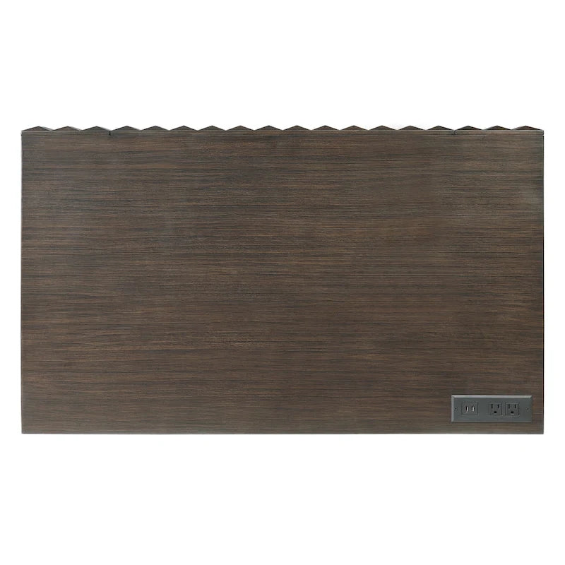 Bureau d'ordinateur moderne Bird de 42 pouces en métal avec ports USB, par Furniture of America-26