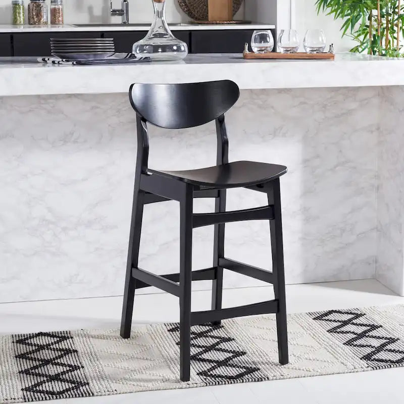 Tabouret de bar Glennie de SAFAVIEH - 43 cm L x 58 cm P x 97 cm H-2