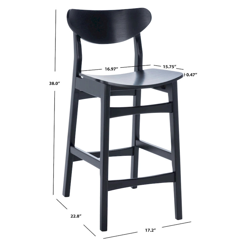 Tabouret de bar Glennie de SAFAVIEH - 43 cm L x 58 cm P x 97 cm H-14