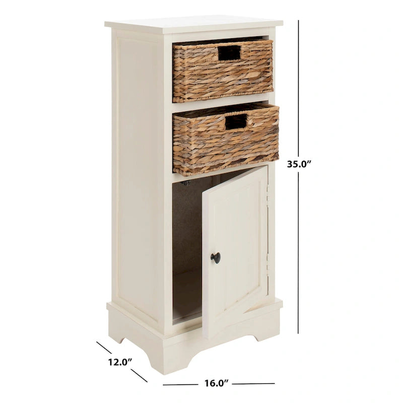 Meuble SAFAVIEH Golda blanc vieilli-5