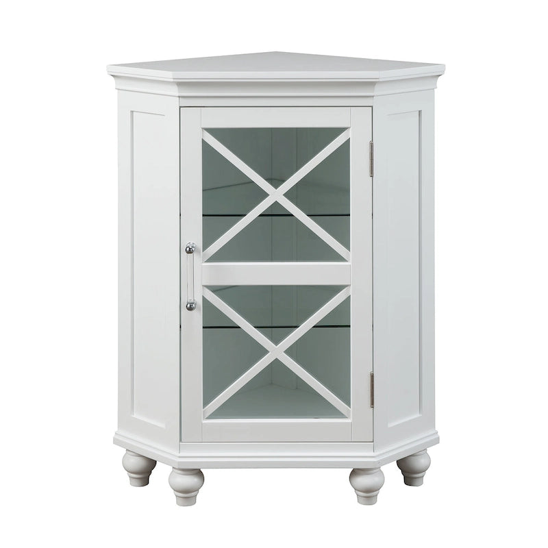Meuble d'angle en bois Teamson Home Blue Ridge-5
