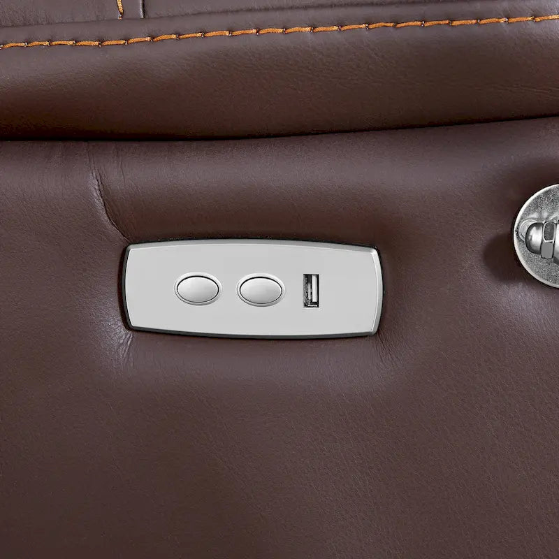 Fauteuil inclinable électrique Liyasi Zero Gravity offrant une position allongée confortable, massage, chauffage, support pour téléphone, poches latérales et port de chargement USB.-8