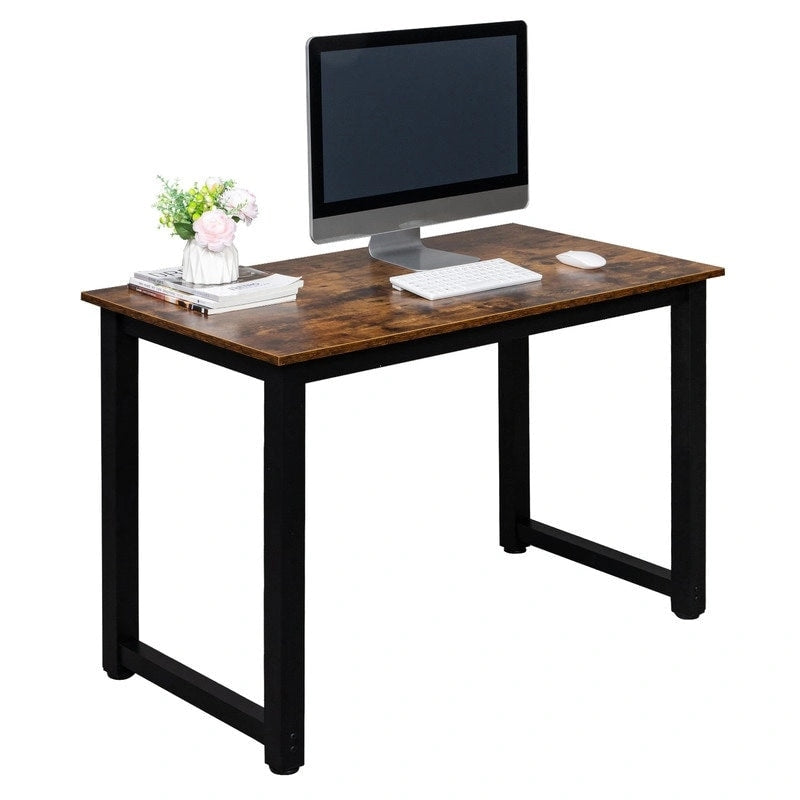 Bureau d'ordinateur en bois de style simple-5