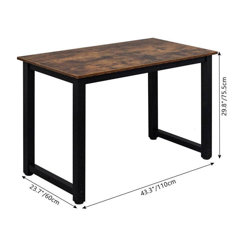 Bureau d'ordinateur en bois de style simple-8