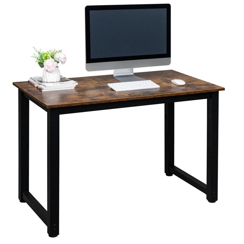Bureau d'ordinateur en bois de style simple-9
