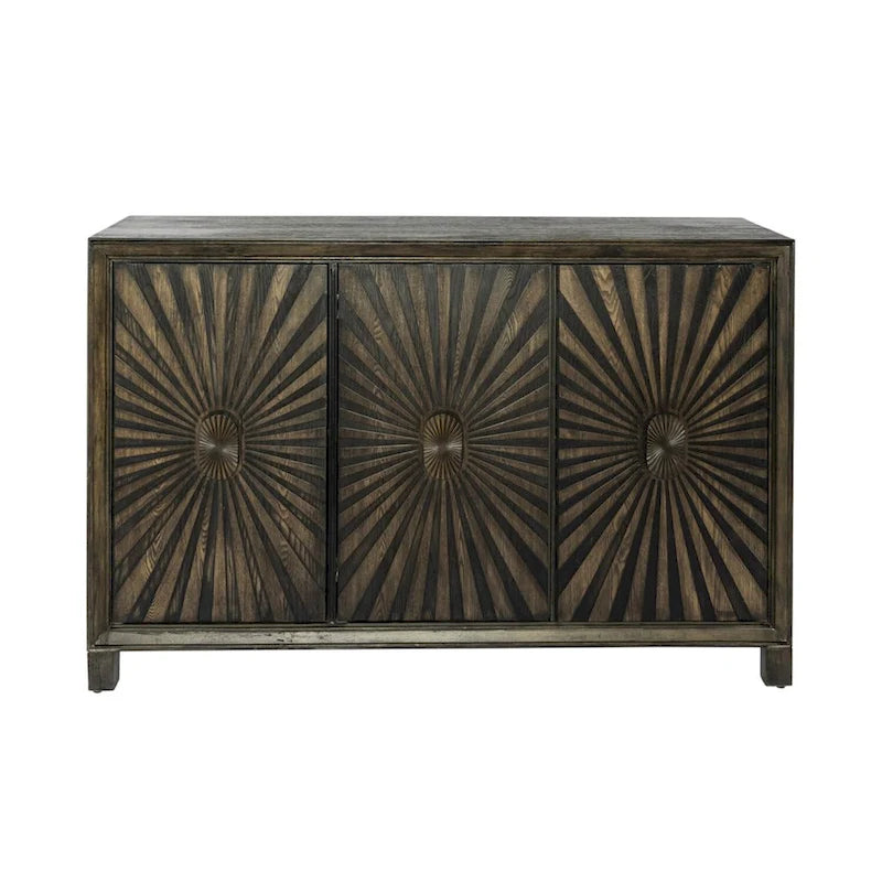 Meuble d'appoint Chaucer pour whisky vieilli, 3 portes-3