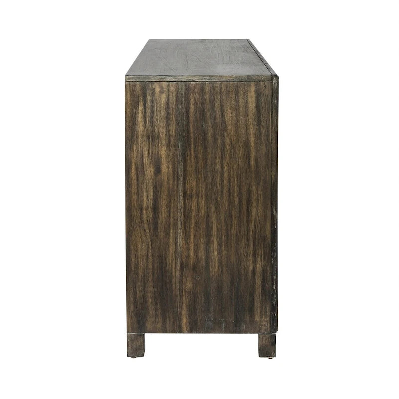 Meuble d'appoint Chaucer pour whisky vieilli, 3 portes-4