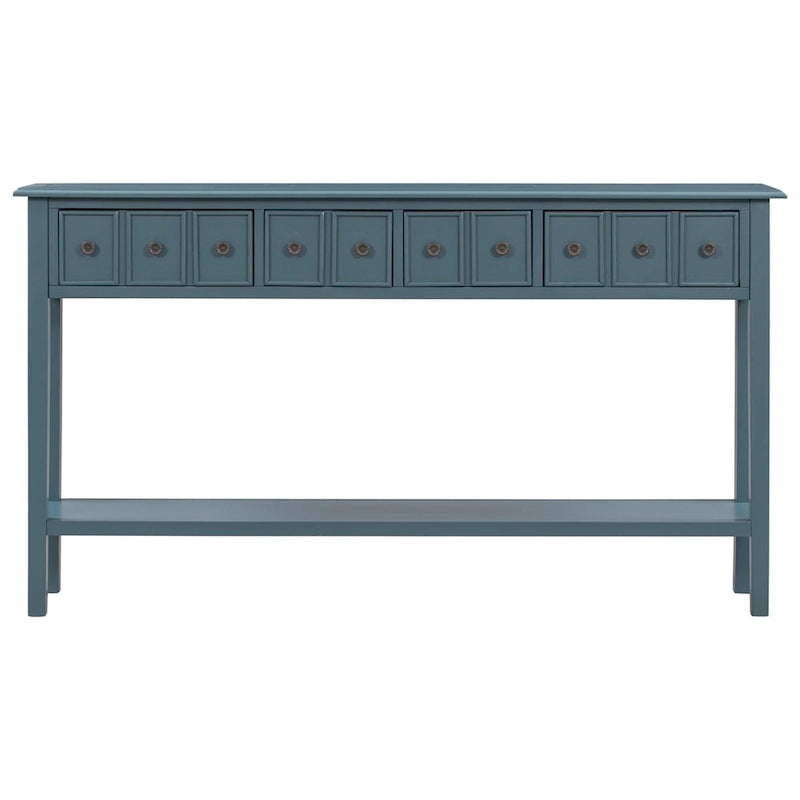 Console d'entrée longue rustique à 4 tiroirs Harper &amp; Bright Designs-14