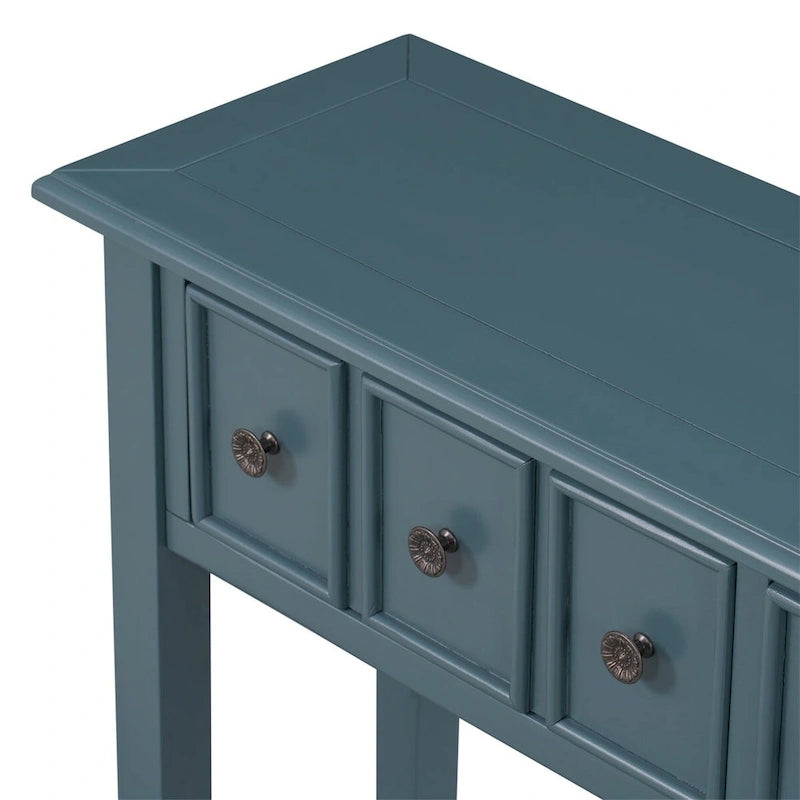 Console d'entrée longue rustique à 4 tiroirs Harper &amp; Bright Designs-17