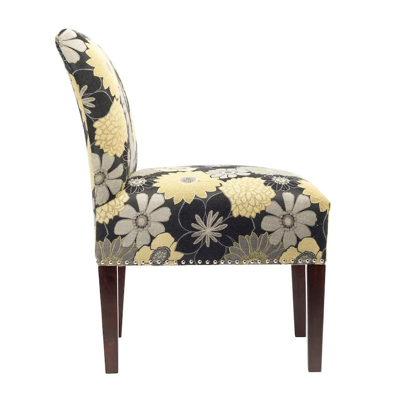Fauteuil à bascule capitonné Samantha-3