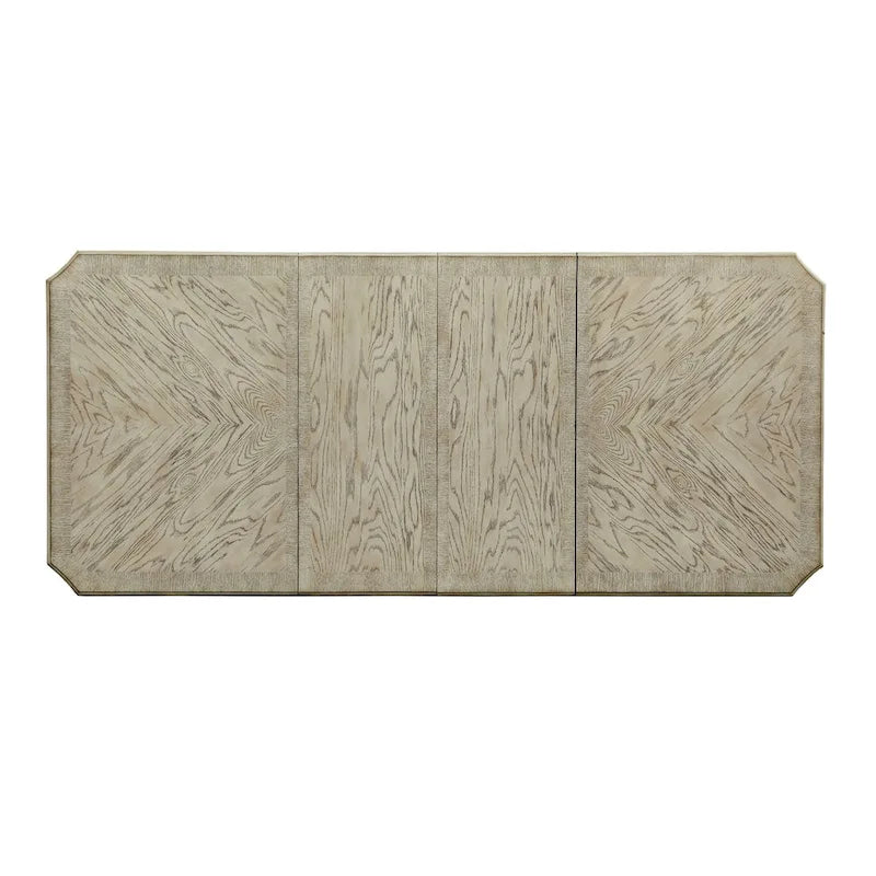 Ensemble de salle à manger traditionnel Tani en bois blanc, 9 pièces, par Furniture of America-5