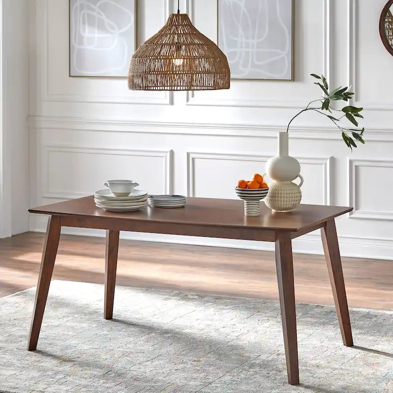 Table de salle à manger Bernard style milieu du siècle, pour une vie simple-9