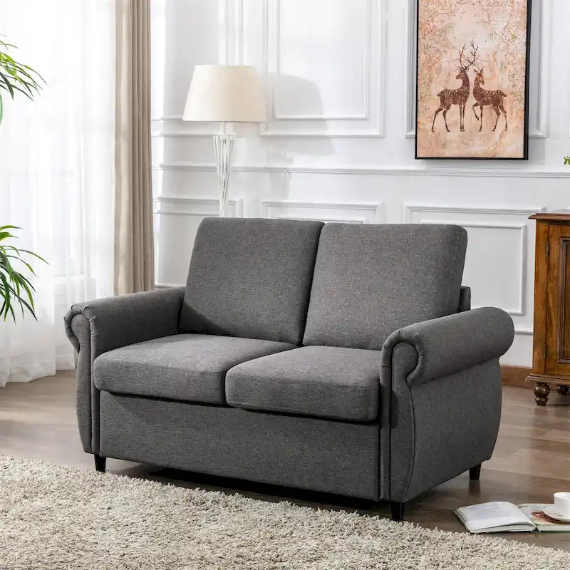 Canapé-lit convertible Merax avec matelas à mémoire de forme simple-16
