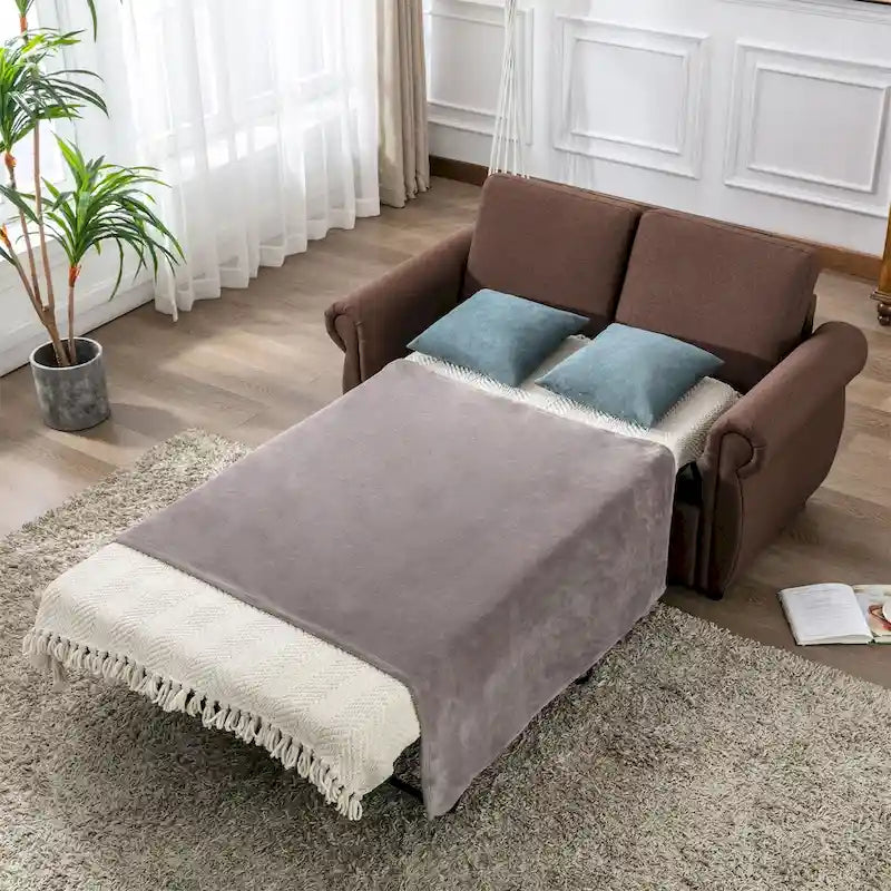 Canapé-lit convertible Merax avec matelas à mémoire de forme simple-4
