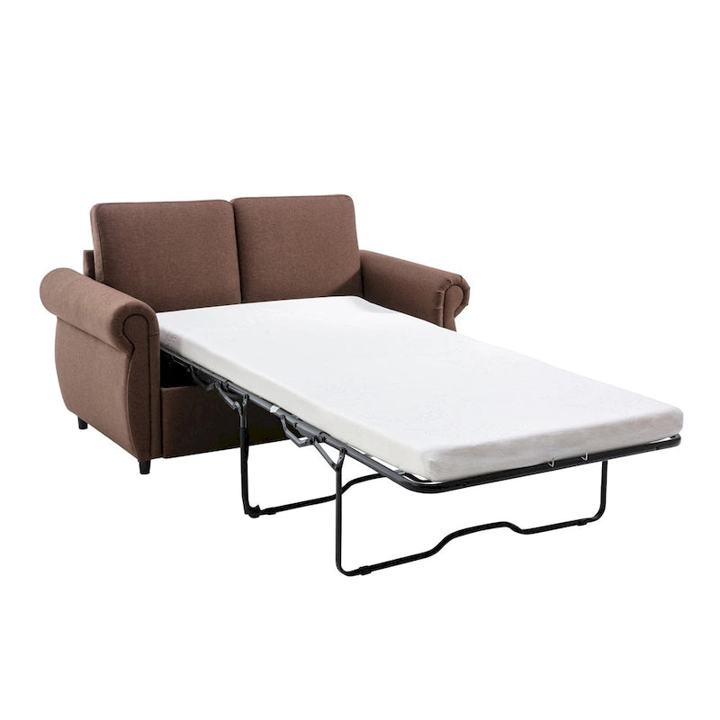 Canapé-lit convertible Merax avec matelas à mémoire de forme simple-5