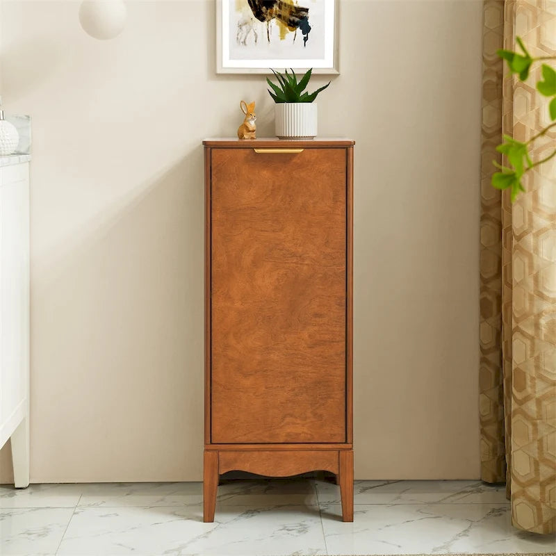 Armoire à linge de salle de bain avec étagères réglables-3