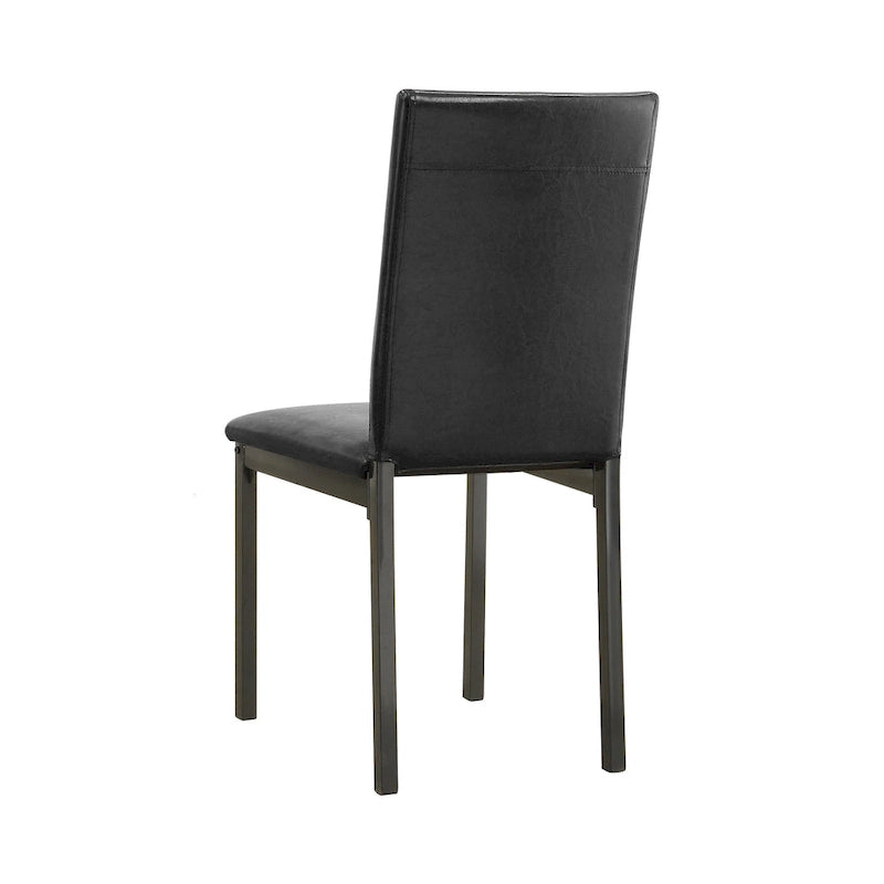 Chaises de salle à manger Hadsten noires (ensemble de 6)-3